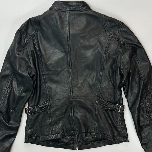 Bod & Christensen Vintage Leather Moto Jacket - Picture 14 of 14